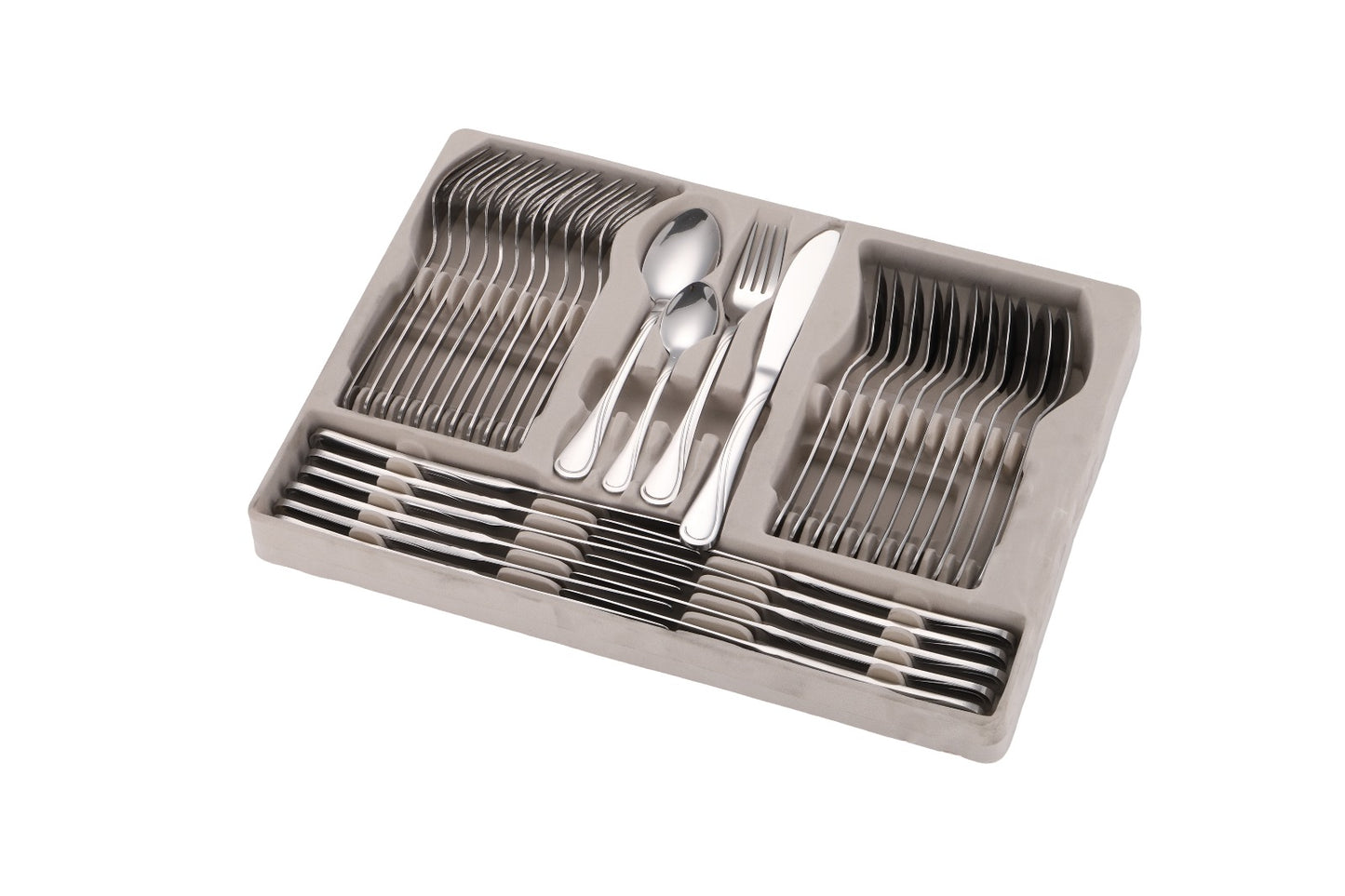 **Set cu Tacâmuri pentru 12 Persoane  - 72 Piese din Oțel Inoxidabil 18/10**