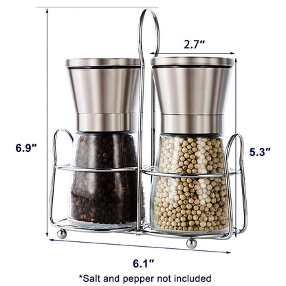 **Set  pentru Condimente cu Râșnițe - 2 x 170 ml**
