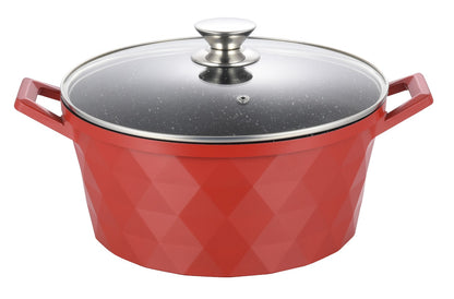 **Set Diamant 6 Piese Roșu - 🍳✨**