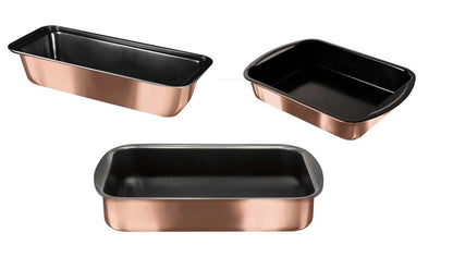 **Set de Tăvi pentru Copt 3 Piese - Antiaderente  🍰✨**