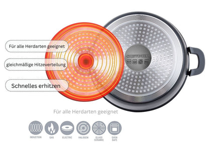 Set de vase Diamant 6-piese – Roz