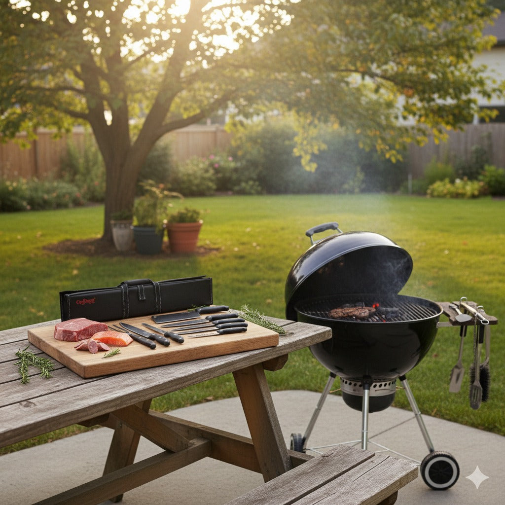 Set BBQ Grill XXL – 10 piese cu geantă rulabilă