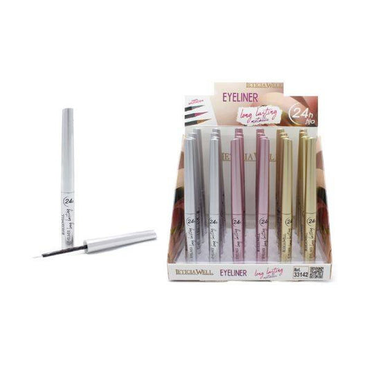 ✨ EYELINER METALLIC 24H - LETICIA WELL 👁️
