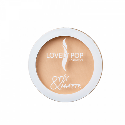 🌸 Pudră Compactă Fix & Matte N°2 – Lovely Pop